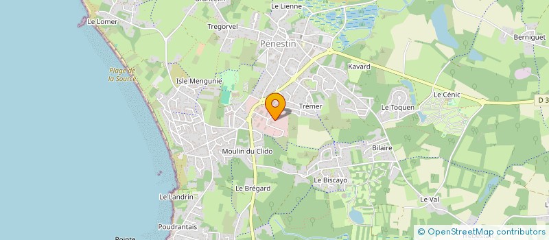 localisation de l'entreprise CMP  PENESTIN