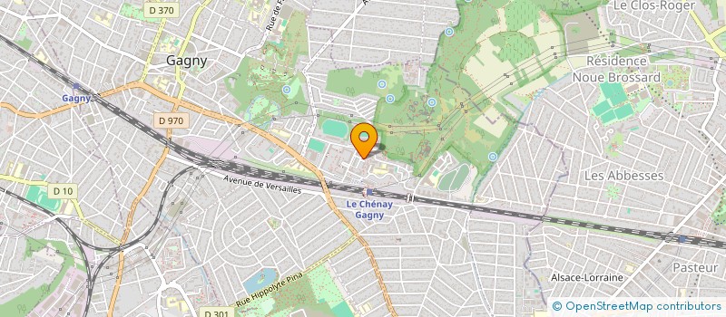 localisation de l'entreprise CMP ASSOCIATION  GAGNY