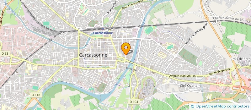 localisation de l'entreprise CMP D'EGS VALLEES D'AUDE à CARCASSONNE
