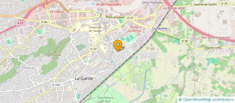 localisation de l'entreprise CMP DEVELOPPEMENT à LA GARDE