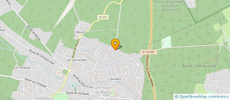 localisation de l'entreprise CMP INVEST  SAINT-AUBIN-DE-MEDOC