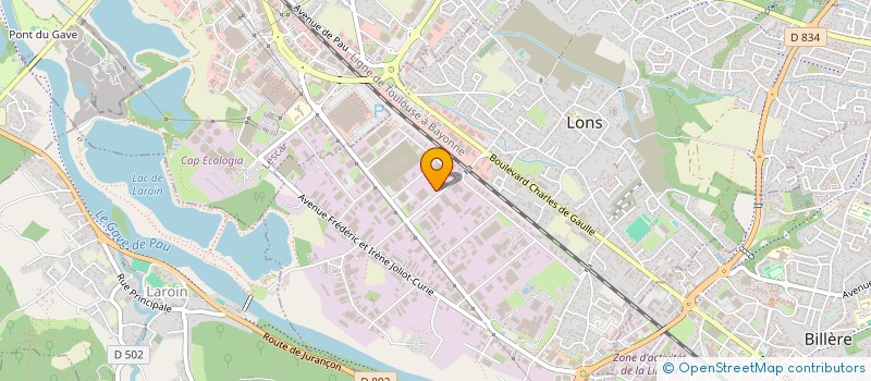 localisation de l'entreprise CMP SPORT  LONS