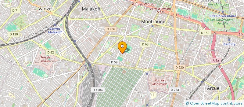 localisation de l'entreprise CMP TRANSPORT  MONTROUGE