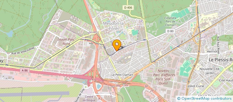 localisation de l'entreprise CMPAD PATINOIRE DE MEUDON à MEUDON