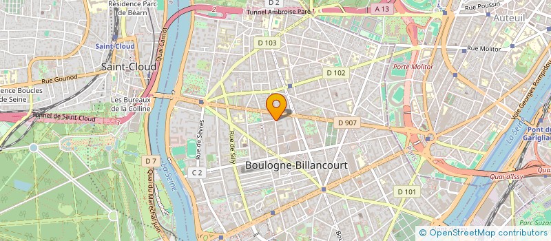 localisation de l'entreprise CMPC à BOULOGNE-BILLANCOURT