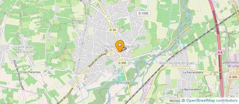 localisation de l'entreprise CMPC  CHAZAY-D'AZERGUES