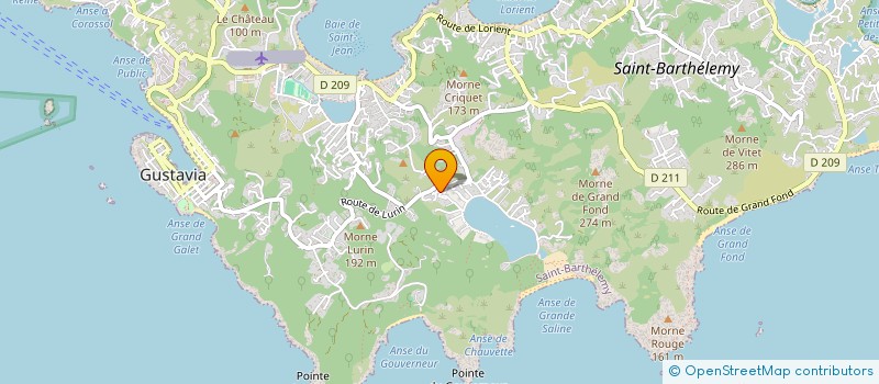 localisation de l'entreprise CMPC MANAGEMENT à SAINT BARTHELEMY