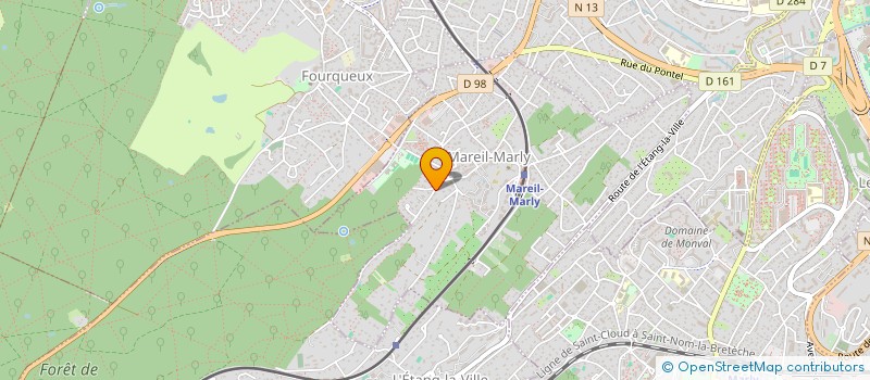 localisation de l'entreprise CMPE à MAREIL-MARLY