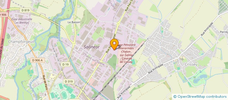 localisation de l'entreprise CMPHY à CRISSEY