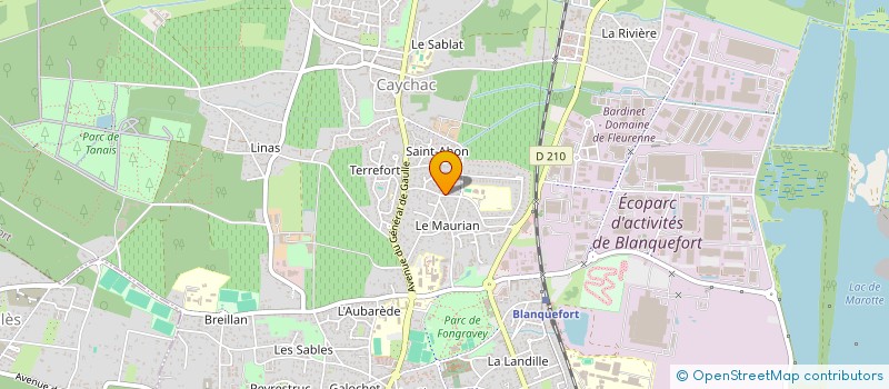 localisation de l'entreprise CMPI à BLANQUEFORT