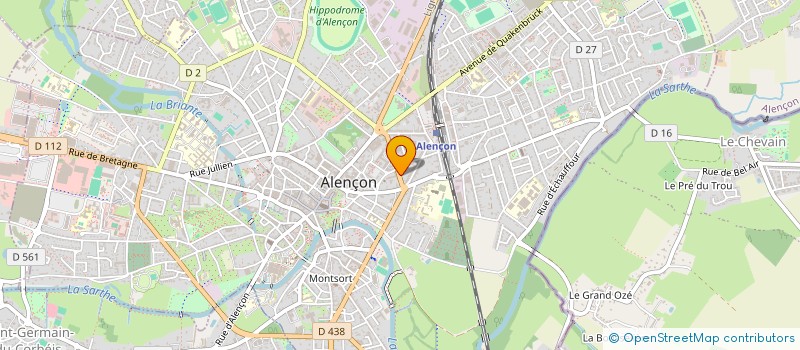 localisation de l'entreprise CMPI RADIANCE à ALENCON
