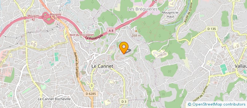 localisation de l'entreprise CMPM INVEST à LE CANNET
