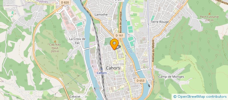localisation de l'entreprise CMPMTR 46  CAHORS