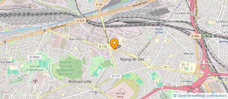 localisation de l'entreprise CMR à NOISY-LE-SEC