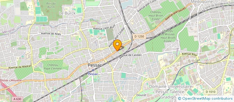 localisation de l'entreprise CMR à PESSAC