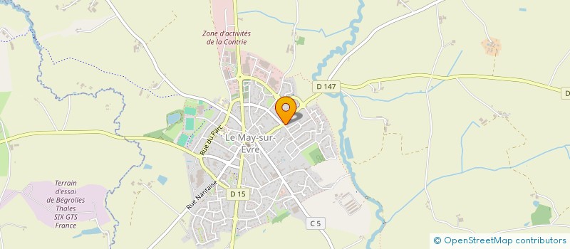 localisation de l'entreprise CMR AUTO  LE MAY-SUR-EVRE