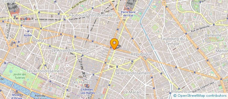 localisation de l'entreprise CMR CHAUDRONNERIES MODERNES REUNIES à PARIS