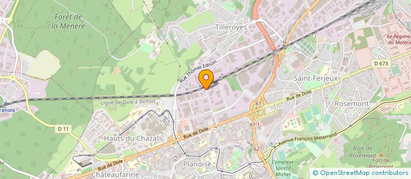 localisation de l'entreprise CMR EQUIPEMENTS ELECTRIQUES à BESANCON