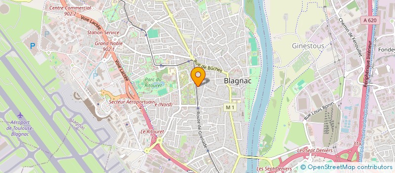 localisation de l'entreprise CMR GESTION  BLAGNAC