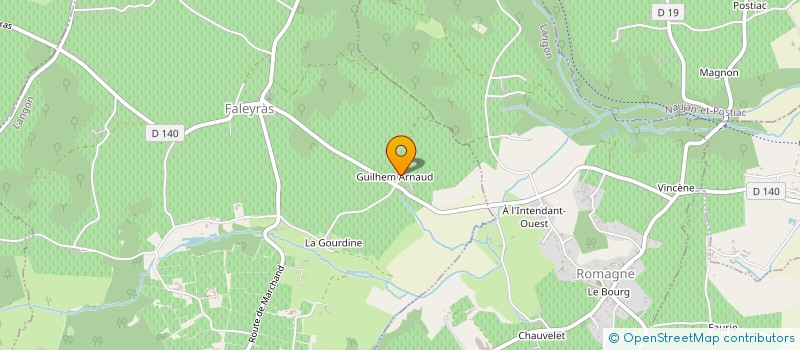 localisation de l'entreprise CMR IMMO  FALEYRAS