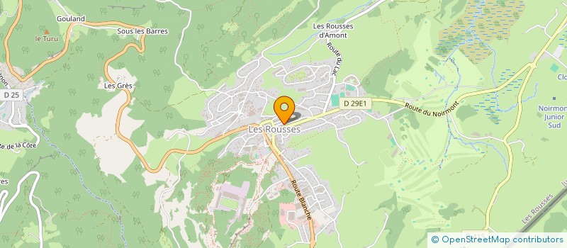 localisation de l'entreprise CMR IMMO  LES ROUSSES