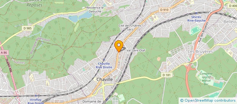 localisation de l'entreprise CMR TRANSPORT à CHAVILLE