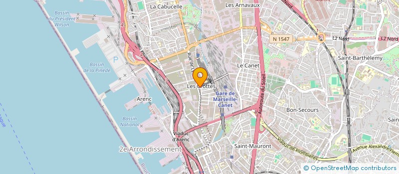 localisation de l'entreprise CMS 13 à MARSEILLE