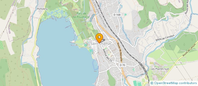 localisation de l'entreprise CMS  SAINT-CHAMAS