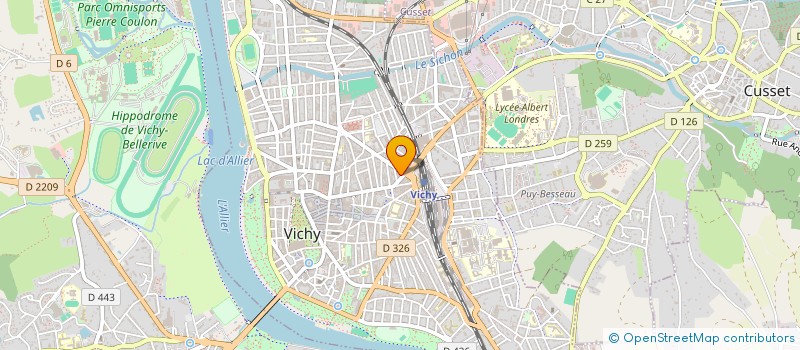 localisation de l'entreprise CMS à VICHY