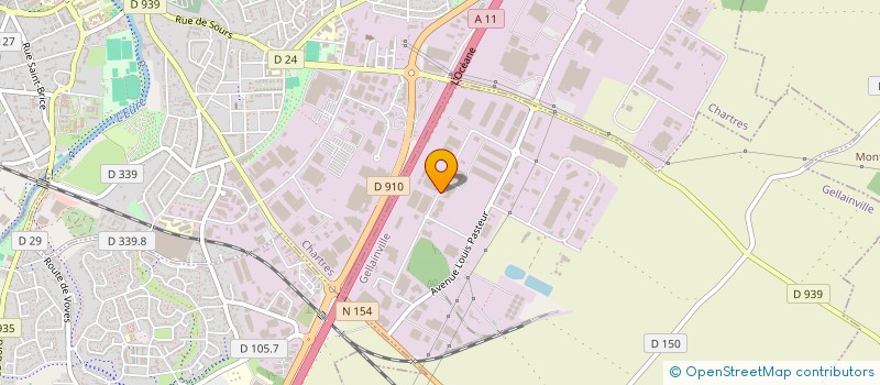 localisation de l'entreprise CMS à GELLAINVILLE