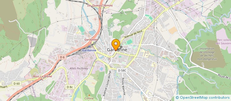 localisation de l'entreprise CMS  GARDANNE