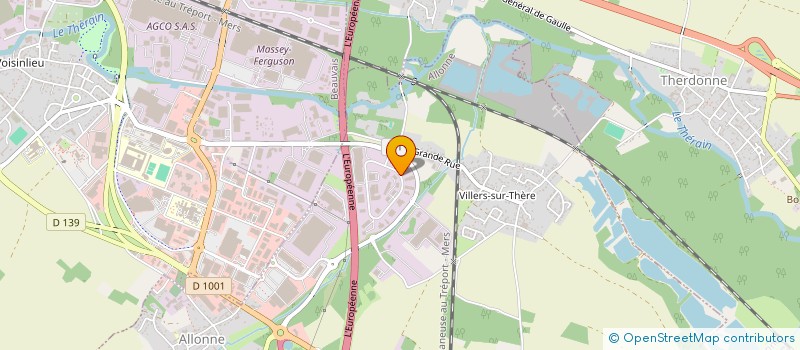 localisation de l'entreprise CMS  ALLONNE