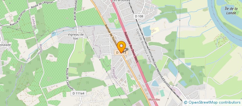 localisation de l'entreprise CMS  CADAUJAC