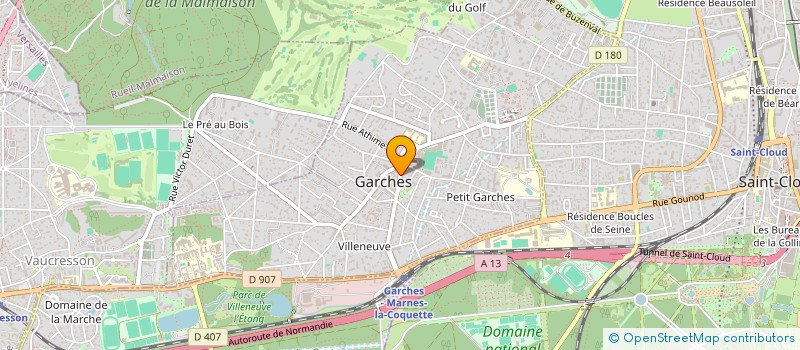 localisation de l'entreprise CMS à GARCHES