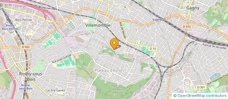 localisation de l'entreprise CMS à VILLEMOMBLE