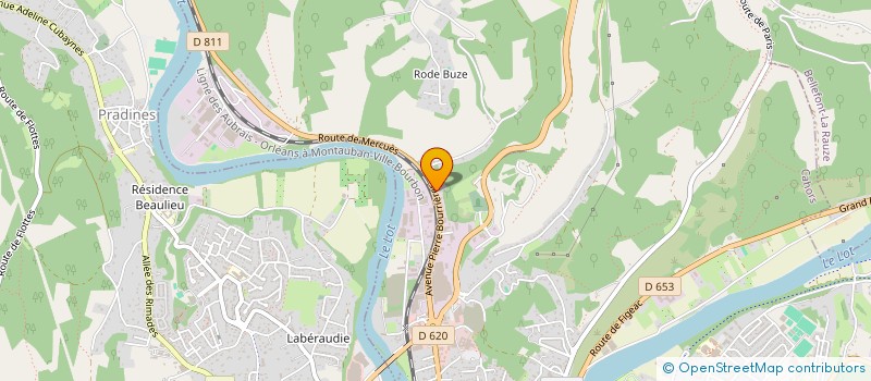 localisation de l'entreprise CMS  CAHORS