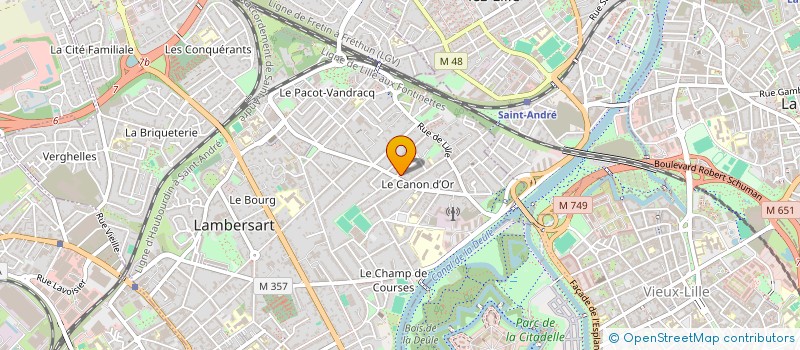 localisation de l'entreprise CMS BATI à LAMBERSART