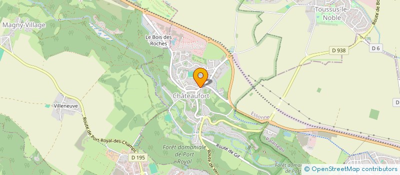 localisation de l'entreprise CMS CHATEAUFORT  CHATEAUFORT