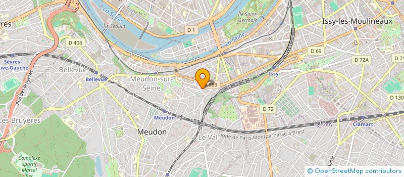 localisation de l'entreprise CMS CONSEILS  MEUDON