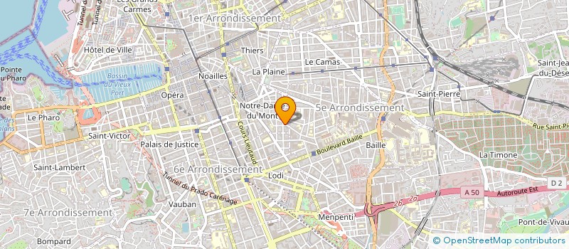 localisation de l'entreprise CMS CONTROL MONITORING SAFETY à MARSEILLE