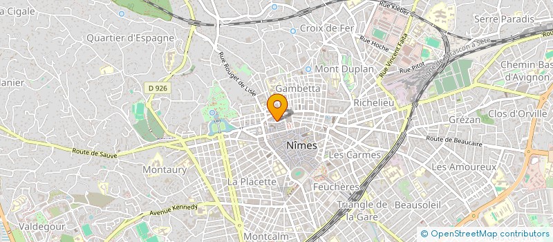 localisation de l'entreprise CMS CUISINES & BAINS à NIMES