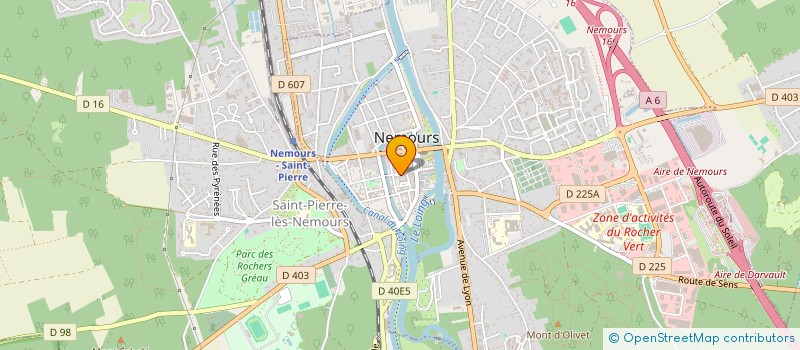 localisation de l'entreprise CMS DIVISION NET  NEMOURS