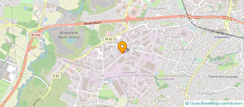 localisation de l'entreprise CMS DU TOUCH à COLOMIERS