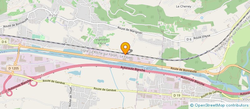 localisation de l'entreprise CMS DUNAND  AYSE