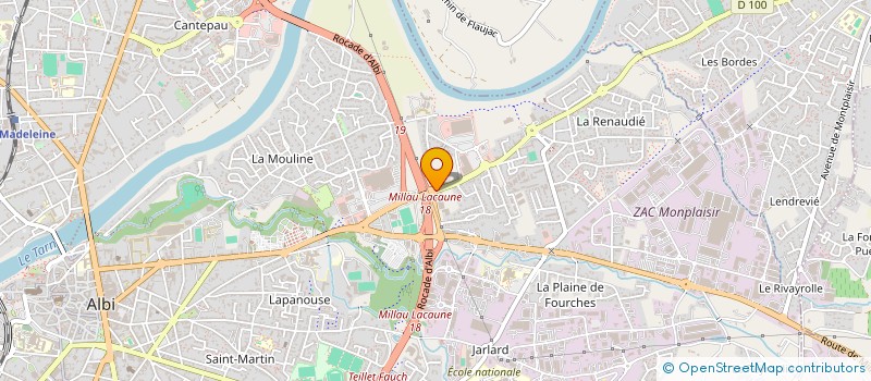 localisation de l'entreprise CMS ESCUDIE à ALBI