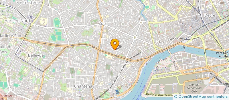 localisation de l'entreprise CMS ETUDES à NANTES