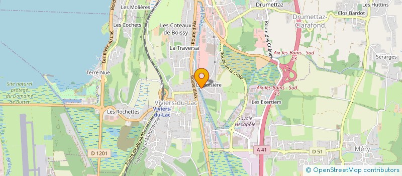 localisation de l'entreprise CMS EUROPE à DRUMETTAZ-CLARAFOND