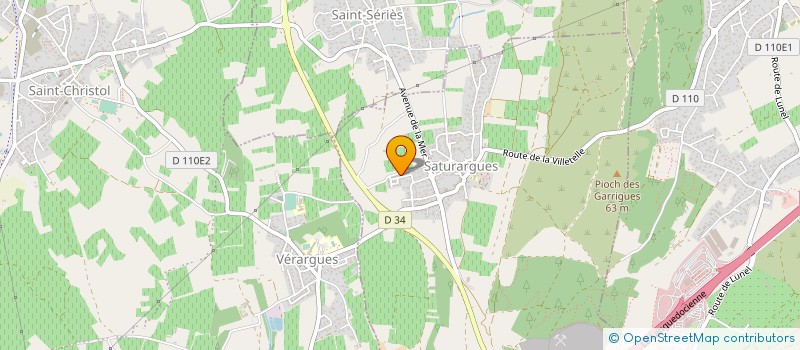 localisation de l'entreprise CMS FAMILY à SATURARGUES