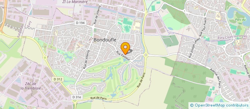 localisation de l'entreprise CMS HOLDING à BONDOUFLE