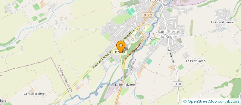 localisation de l'entreprise CMS INDUSTRIE à CONDE-EN-NORMANDIE